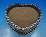 Gorham Sterling SIlver Pin Cushion Heart Shaped Pie Crust Edge #235 (#6602)