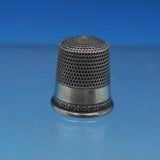 Simons Sterling Silver Thimble #50 0.07 ozt 3/4" x 5/8" (#6605)