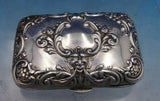 H&T English Sterling Silver Box with Flowers Scrollwork Birmingham 1924 (#6606)