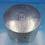 Arts & Crafts by Ahrendt & Kautzman Sterling Silver Tape Measure Stamp Box #6630