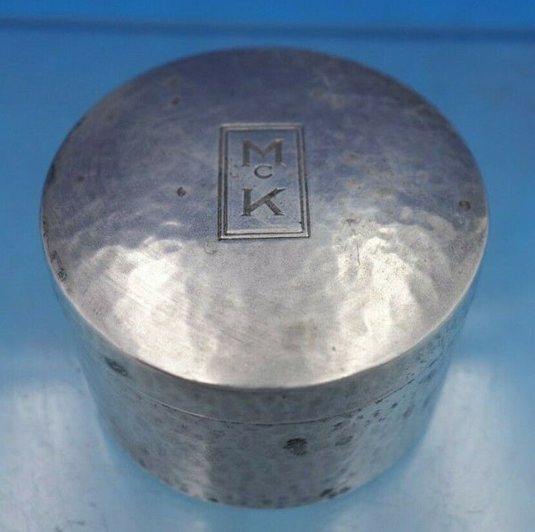 Arts & Crafts by Ahrendt & Kautzman Sterling Silver Tape Measure Stamp Box #6630