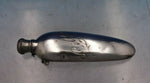 La Pierre Sterling Silver Perfume Bottle with Chain Has Dents 3 1/4" (#6643)