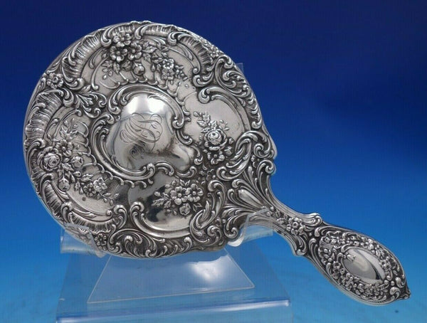 Chantilly by Gorham Sterling Silver Hand Mirror #C465 Fancy Floral (#6660)