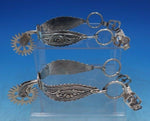 Sterling silver Spurs For Boots 9" x 2 3/4" 9.0 troy ounces TW Cowboy (#6663)