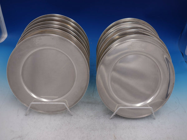 Old French by Gorham Sterling Silver Charger Plate Set of 12 #A7340 (#6700)