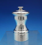 Sterling Silver Pepper Mill Unknown Maker 3 3/4" x 2" Beaded Edge (#6704)