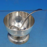 Empresa Plat Mexican Mexico Glass Salt Dip with Twist Handle Spoon (#6728)