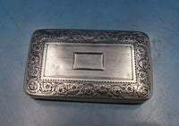 Joseph Willmore English Georgian Sterling Silver Vinaigrette Birmingham (#6740)
