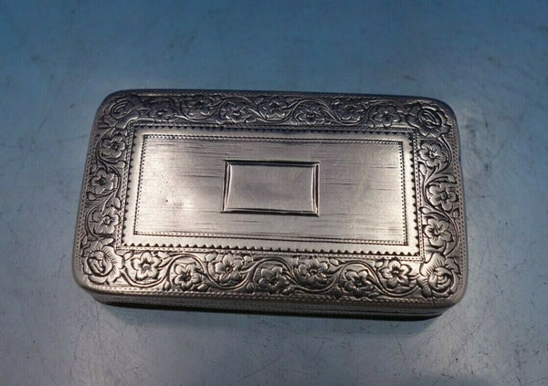 Joseph Willmore English Georgian Sterling Silver Vinaigrette Birmingham (#6740)