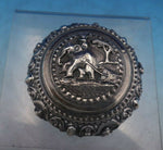 Middle Eastern Burma Sterling Silver Box with Elephant Figural Repousse (#6741)