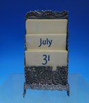 Shiebler Sterling Silver Calendar with Month and Day Cards Cast #3612 (#6745)