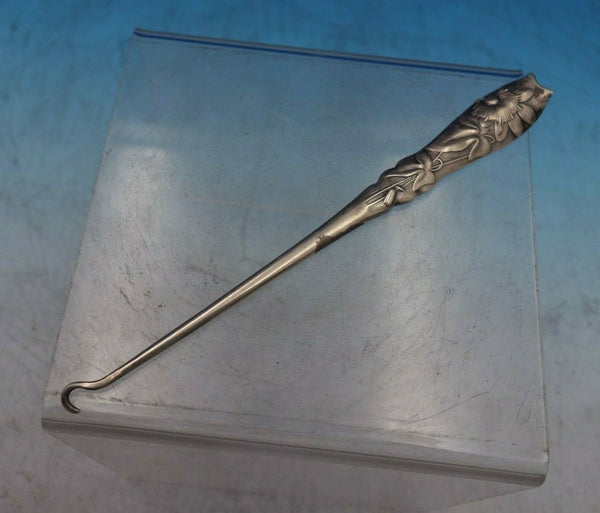 Flora by Shiebler Sterling Silver Button Hook #2814 6 1/2" (#6758)