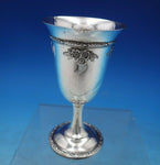 Rose Bouquet by Fisher Sterling Silver Wine Goblet #1467 4 5/8" 2.37 ozt (#6786)