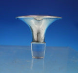 Sterling Silver and Glass Bottle Stopper Round #177 2" x 2" (#6844)
