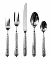 Bird of Paradise by Ricci Stainless Steel Flatware Set Service 12 New 60 Pcs