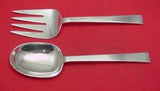 Continental by International Sterling Silver Salad Serving Set 2-pc AS Huge 9"