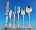 English King by Tiffany and Co. Sterling Silver Flatware Set 12 Service 74 pcs