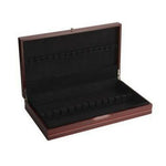 Wallace Dark Walnut Flatware Chest - Silverware Storage - Brand New