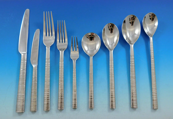 Tronada by Dansk Stainless Flatware Set for 12 Service 111 Pieces New