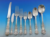 English King by Tiffany & Co Sterling Silver Flatware Set Service 106 pcs Dinner