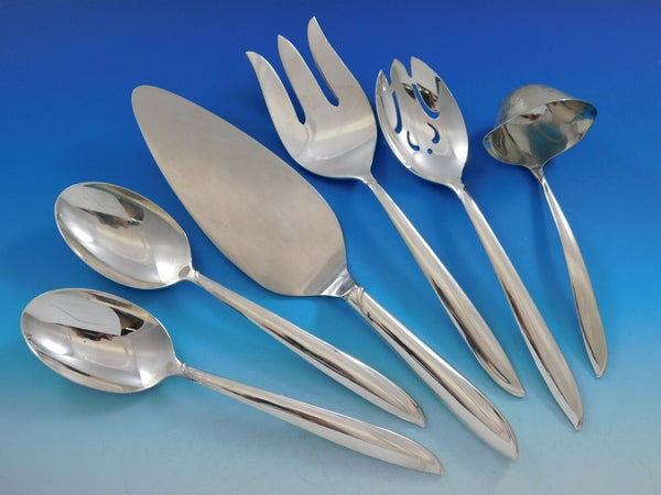 Silver Rhythm by International Sterling Silver Essential Serving Set Large 6-pcs