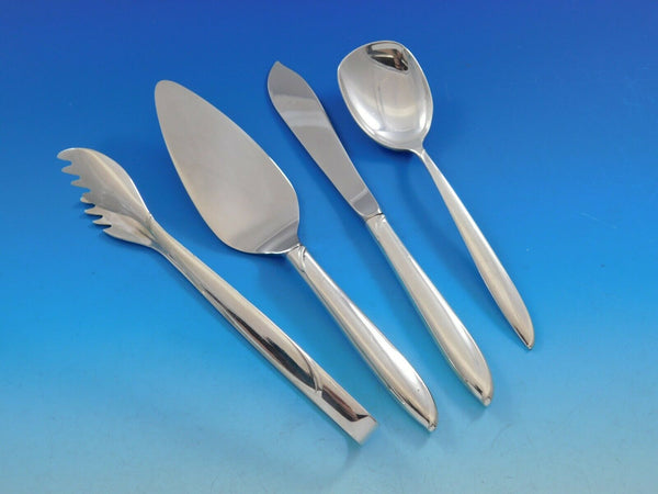 Silver Rhythm by International Sterling Silver Essential Serving Set Small 4 pcs