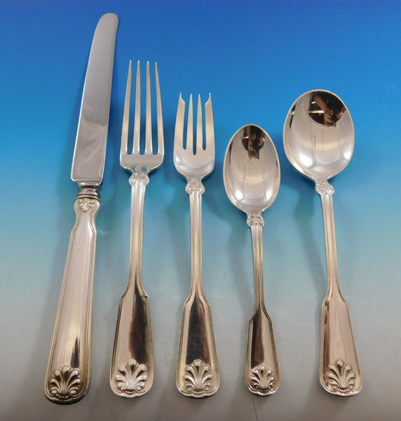 Shell & Thread by Tiffany & Co Sterling Silver Flatware Service Set 22 pc Dinner