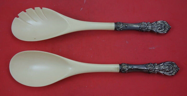 Francis I By Reed and Barton Sterling Salad Serving Set  rare 11 3/4"