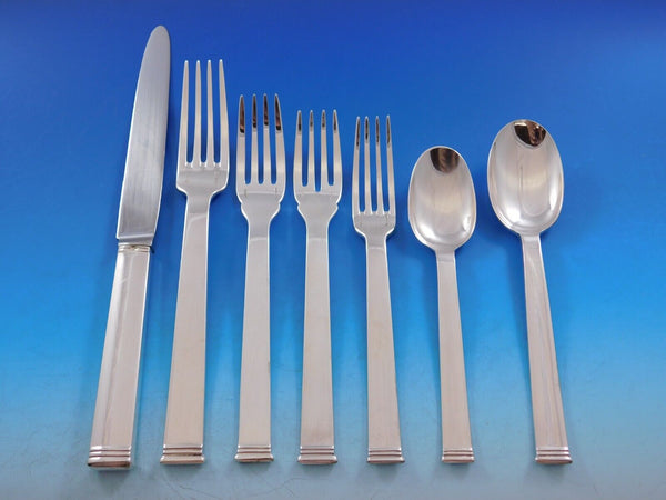 Commodore by Christofle France Sterling Silver Flatware Service Set 61 pc Dinner