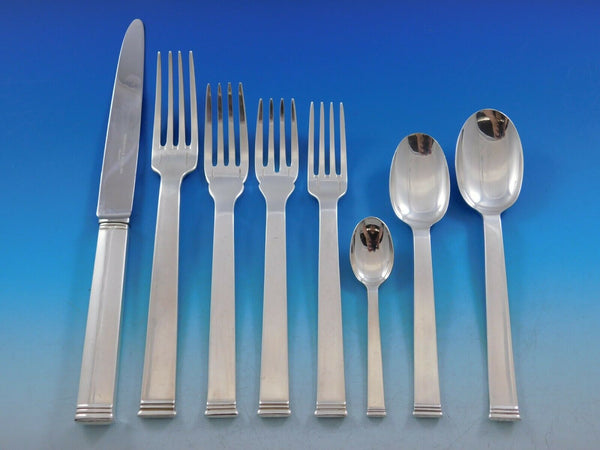 Commodore by Christofle France Sterling Silver Flatware Service Set 69 pc Dinner