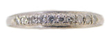 Platinum .20ct Genuine Natural Diamond Ring Band (#J3930)