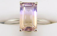 14k Gold 3.47 Carat Genuine Natural Ametrine Ring (#J4050)