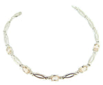 14k Gold 1.97ct Oval Genuine Natural Morganite Bracelet with Diamonds (#J4072)