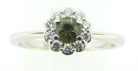 14k White Gold .40ct Genuine Natural Alexandrite Ring with Diamonds (#J4248)