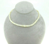 50ct Strand of Genuine Natural Opal Bead Necklace with 14k Gold Clasp (#J4383)