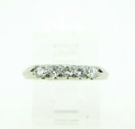 Platinum .35ct Genuine Natural Diamond Ring Band (#J4398)