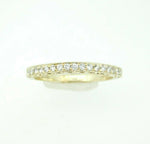 14k Yellow Gold Genuine Natural Diamond Anniversary Band Fancy (#J4490)