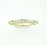 14k Yellow Gold Genuine Natural Diamond Anniversary Band Fancy (#J4490)