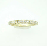 14k Yellow Gold Genuine Natural Diamond Anniversary Band Fancy (#J4490)