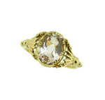 14k Yellow Gold Vintage 1.91ct Peach Morganite Ring (#J4635)