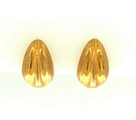 18k Yellow Gold Clip on Earrings (#J4779)