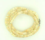 Extra Long 32" Genuine Natural Opal Bead Necklace 130 Carats TW (#J4788)
