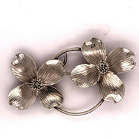 Stuart Nye Sterling Dogwood Flower Pin (#J4807)