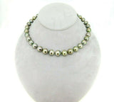 Strand of Silver Tahitian Pearls Necklace 10-12MM (#J5030)