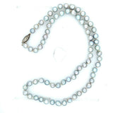Long 24 Inch Strand of Blue Akoya Pearls (#J5392)