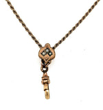 Victorian Gold Filled Watch Chain with Seed Pearl (#J5465)