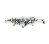Sterling Horse Pin with Riding Crop and Bit (#J5484)