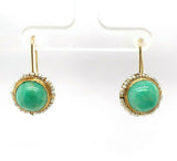Victorian Seed Pearl Earrings with 14k Yellow Gold Wires (#J5510)