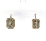 14k White Gold General Natural Diamond Earrings (#J5525)