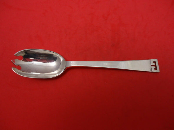 Chinese Key by Allan Adler Sterling Silver Ice Cream Fork 6"